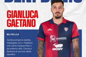 迪马：亚特兰大1200万＋200万欧签卡利亚里中场盖塔诺，明日体检